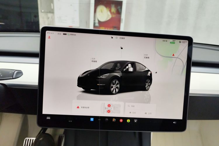 Used Tesla Model Y 2022 Rear-Wheel-Drive Version Audio And AC Panel