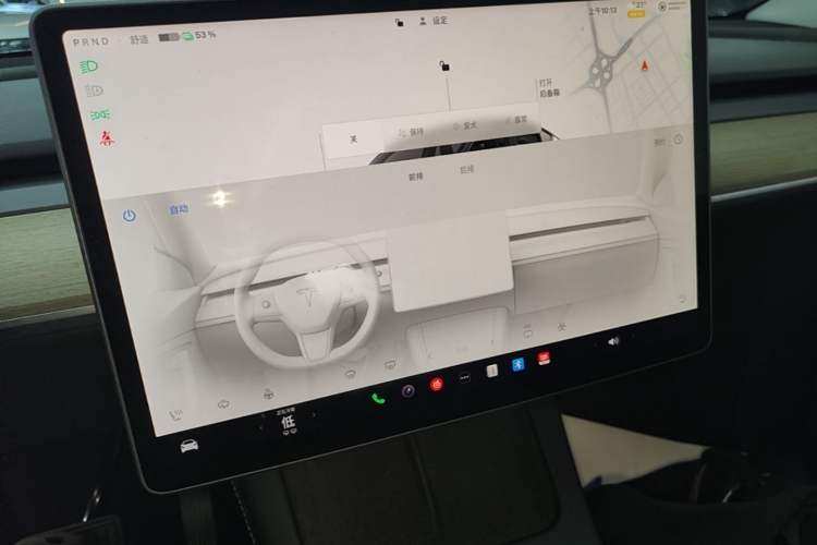 Used Tesla Model Y 2022 Rear-Wheel-Drive Version Audio And AC Panel