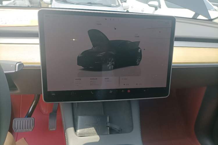 Used Tesla Model Y 2022 Revised Version Rear-Wheel Drive Audio And AC Panel
