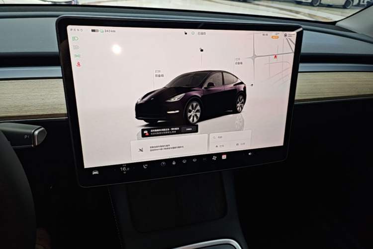 Used Tesla Model Y 2022 Revised Version Rear-Wheel Drive Audio And AC Panel