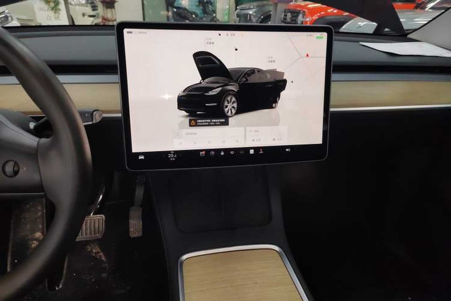 Used Tesla Model Y 2022 Revised Version Rear-Wheel Drive Audio And AC Panel