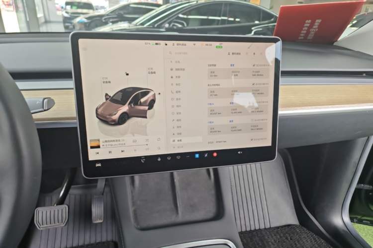 Used Tesla Model Y 2022 Revised Version Rear-Wheel Drive Audio And AC Panel