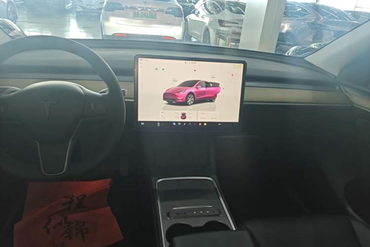 Used Tesla Model Y 2022 Revised Version Rear-Wheel Drive Audio And AC Panel