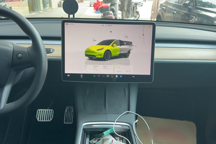Used Tesla Model Y 2022 Rear-Wheel-Drive Version Audio And AC Panel