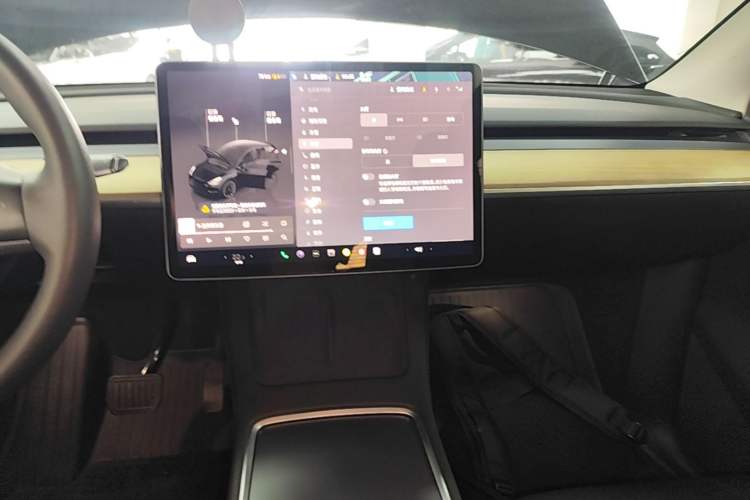 Used Tesla Model Y 2022 Revised Version Long-Range All-Wheel Drive Audio And AC Panel