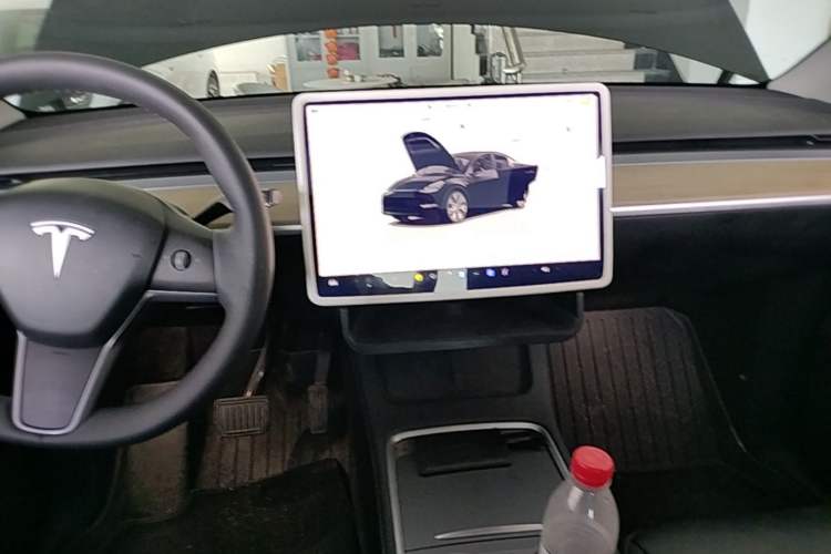 Used Tesla Model Y 2022 Revised Version Rear-Wheel Drive Audio And AC Panel