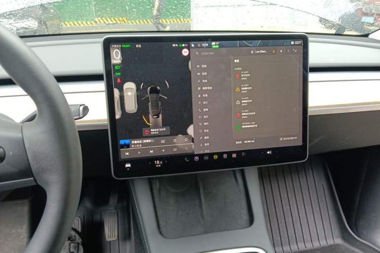 Used Tesla Model Y 2022 Revised Version Rear-Wheel Drive Audio And AC Panel