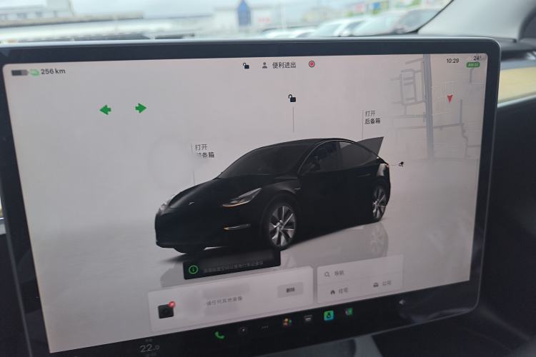 Used Tesla Model Y 2022 Revised Version Rear-Wheel Drive Audio And AC Panel