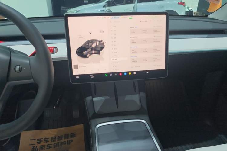 Used Tesla Model Y 2022 Revised Version Rear-Wheel Drive Audio And AC Panel