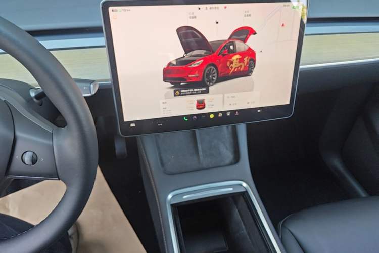 Used Tesla Model Y 2022 Rear-Wheel-Drive Version Audio And AC Panel