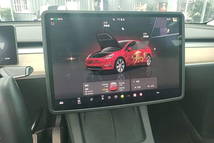 Used Tesla Model Y 2022 Revised Version Rear-Wheel Drive Audio And AC Panel