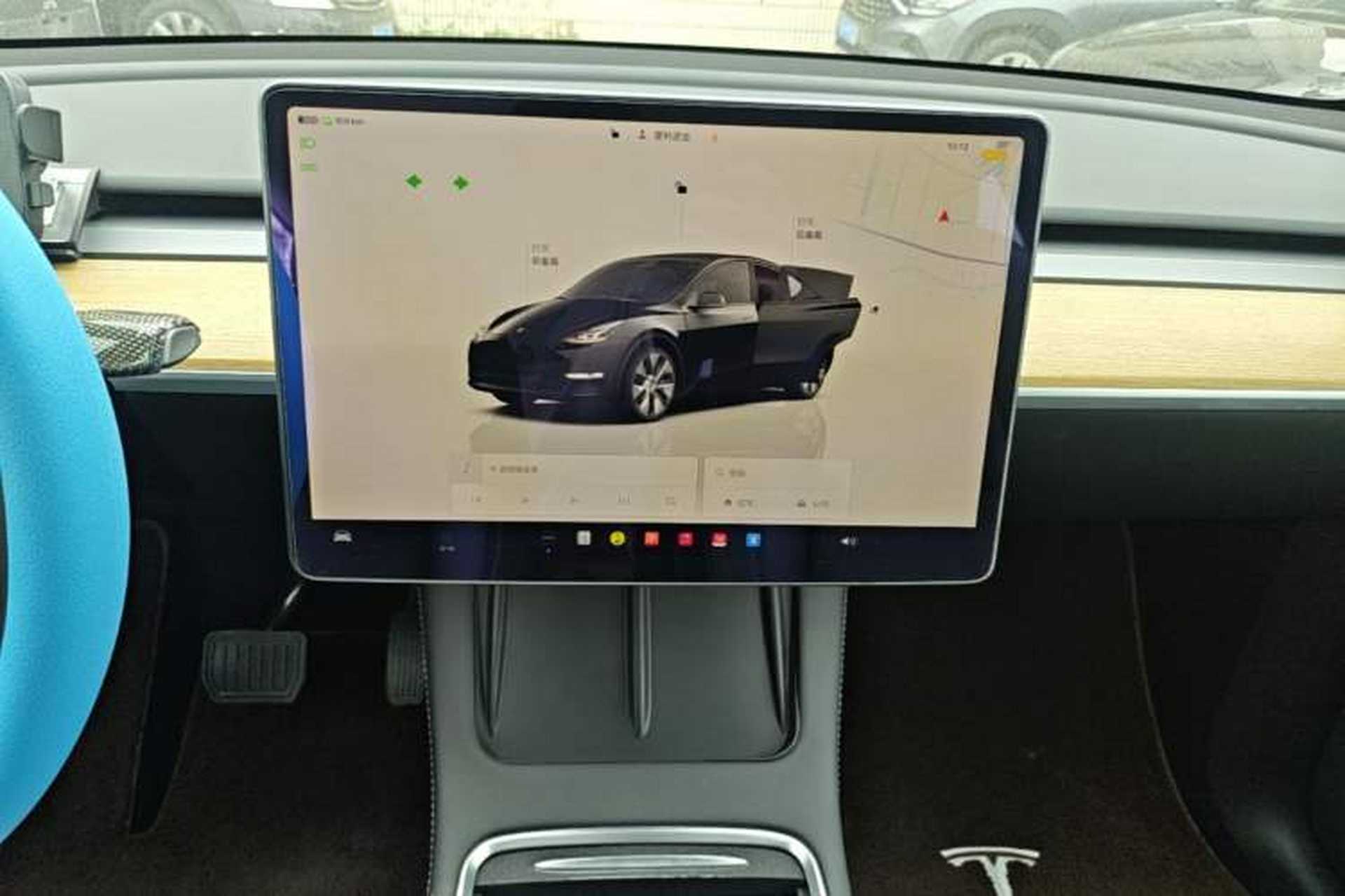 Used Tesla Model Y 2022 Rear-Wheel-Drive Version Audio And AC Panel