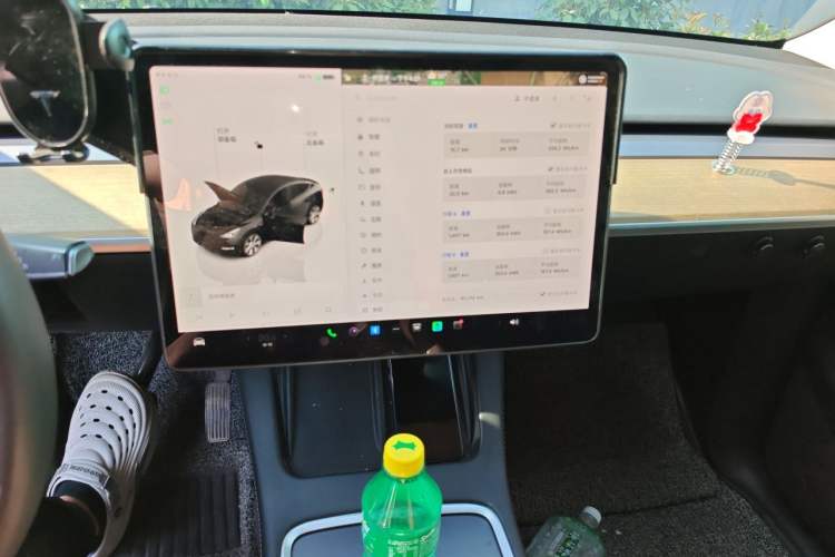 Used Tesla Model Y 2022 Revised Version Rear-Wheel Drive Audio And AC Panel
