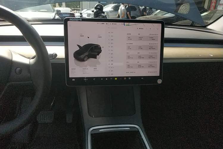 Used Tesla Model Y 2022 Revised Version Rear-Wheel Drive Audio And AC Panel