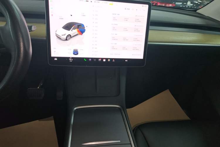 Used Tesla Model Y 2022 Revised Version Rear-Wheel Drive Audio And AC Panel