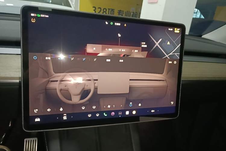 Used Tesla Model Y 2022 Revised Version Rear-Wheel Drive Audio And AC Panel