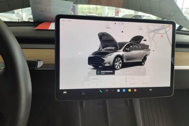 Used Tesla Model Y 2022 Rear-Wheel-Drive Version Audio And AC Panel