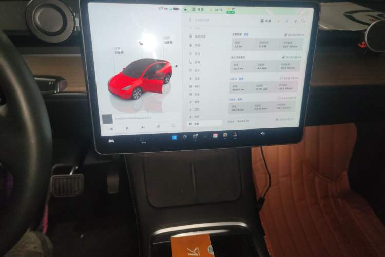 Used Tesla Model Y 2022 Rear-Wheel-Drive Version Audio And AC Panel