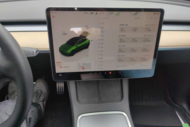 Used Tesla Model Y 2022 Rear-Wheel-Drive Version Audio And AC Panel