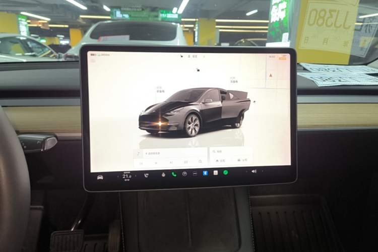 Used Tesla Model Y 2022 Rear-Wheel-Drive Version Audio And AC Panel