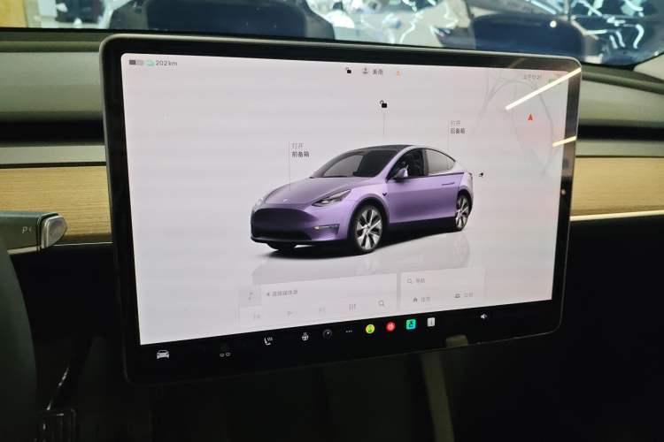 Used Tesla Model Y 2022 Revised Version Rear-Wheel Drive Audio And AC Panel