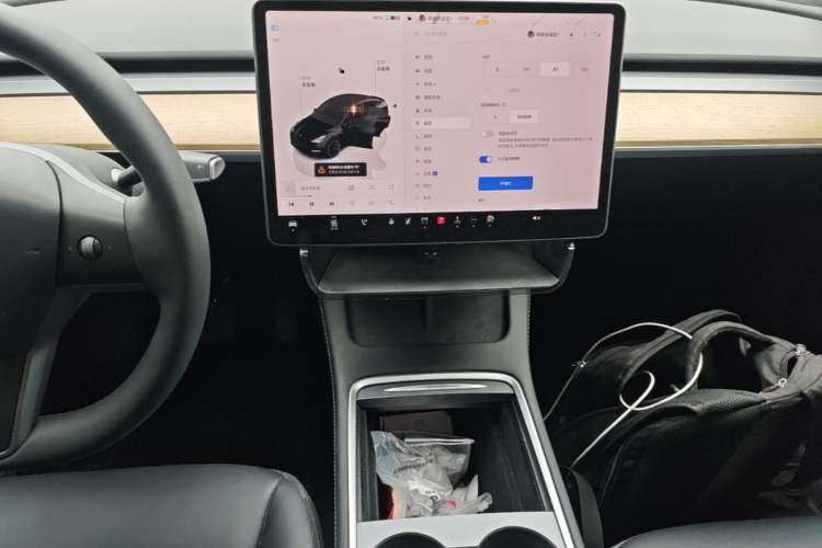 Used Tesla Model Y 2022 Revised Version Rear-Wheel Drive Audio And AC Panel