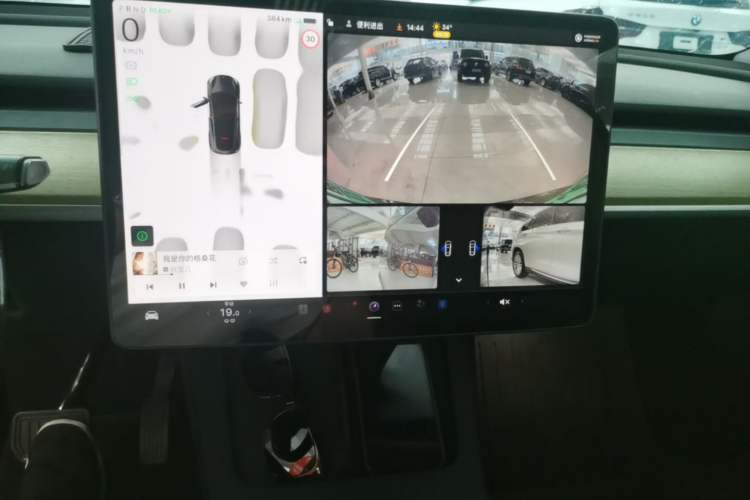 Used Tesla Model Y 2022 Revised Version Rear-Wheel Drive Audio And AC Panel