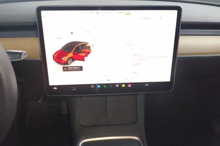 Used Tesla Model Y 2022 Rear-Wheel-Drive Version Audio And AC Panel
