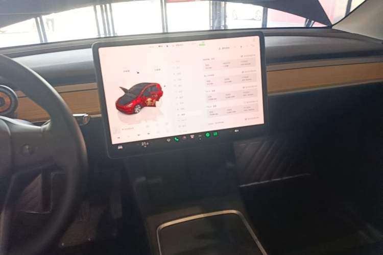 Used Tesla Model Y 2022 Revised Version Rear-Wheel Drive Audio And AC Panel