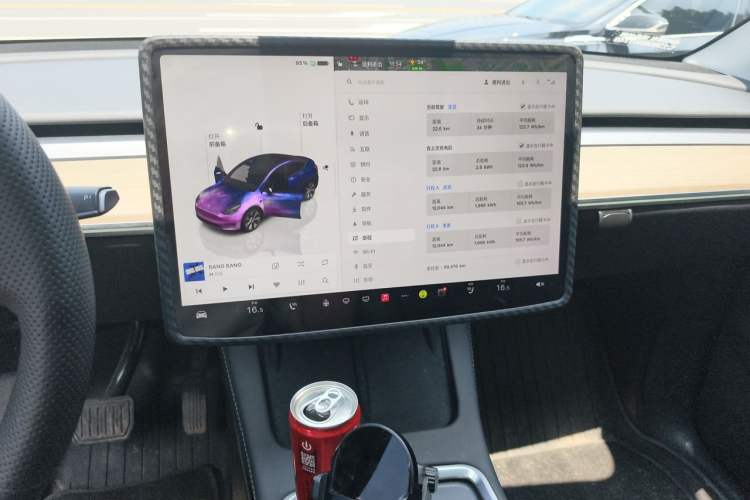 Used Tesla Model Y 2022 Revised Version Rear-Wheel Drive Audio And AC Panel