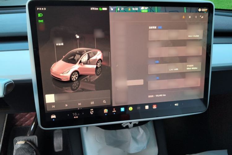 Used Tesla Model Y 2022 Rear-Wheel-Drive Version Audio And AC Panel