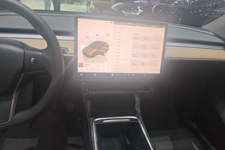 Used Tesla Model Y 2022 Rear-Wheel-Drive Version Audio And AC Panel