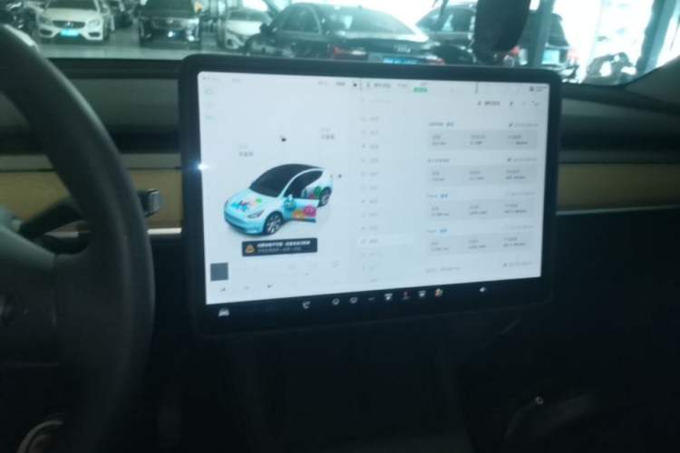 Used Tesla Model Y 2022 Revised Version Rear-Wheel Drive Audio And AC Panel