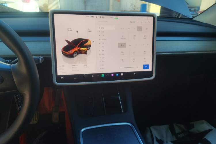Used Tesla Model Y 2022 Revised Version Rear-Wheel Drive Audio And AC Panel