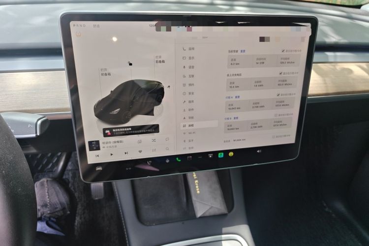 Used Tesla Model Y 2022 Rear-Wheel-Drive Version Audio And AC Panel