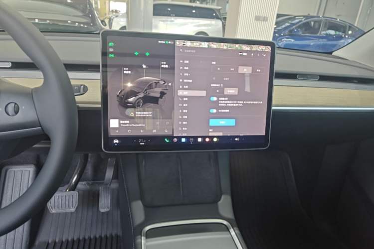 Used Tesla Model Y 2022 Revised Version Rear-Wheel Drive Audio And AC Panel