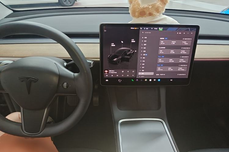 Used Tesla Model Y 2022 Long-Range All-Wheel-Drive Version Center Console