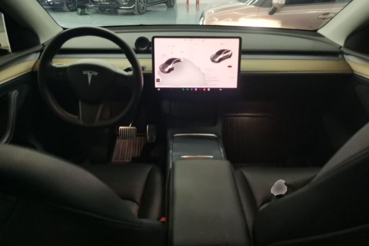 Used Tesla Model Y 2022 Long-Range All-Wheel-Drive Version Center Console