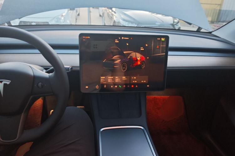 Used Tesla Model Y 2022 Revised Version Long-Range All-Wheel Drive Center Console