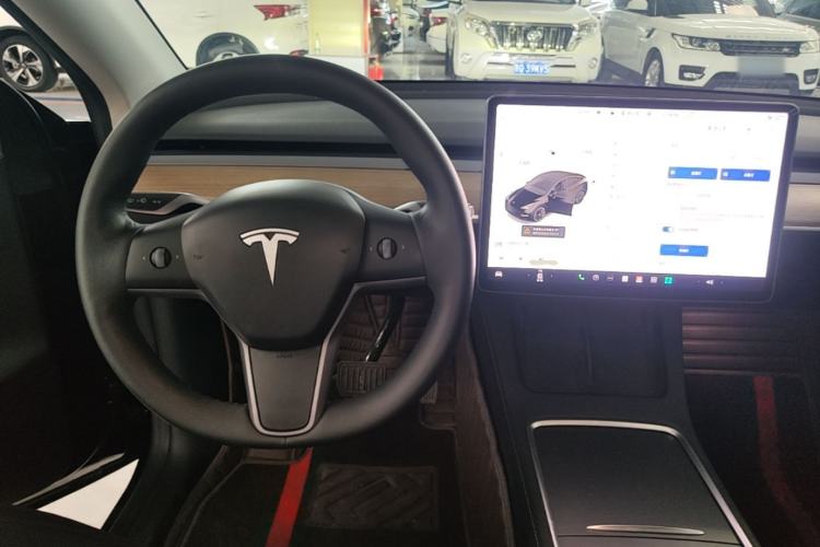 Used Tesla Model Y 2022 Revised Version Long-Range All-Wheel Drive Center Console