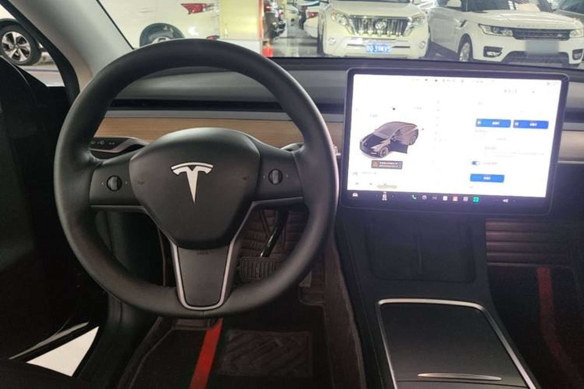 Used Tesla Model Y 2022 Revised Version Long-Range All-Wheel Drive Center Console