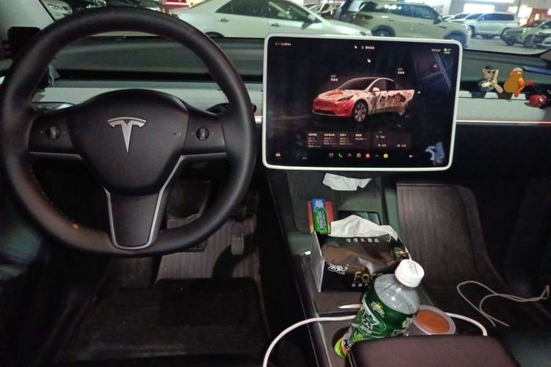 Used Tesla Model Y 2022 Revised Version Rear-Wheel Drive Center Console