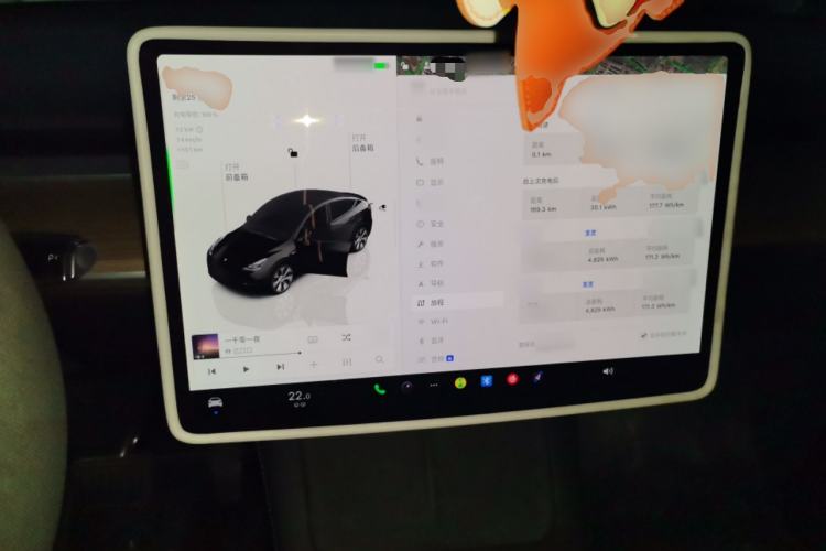 Used Tesla Model Y 2022 Revised Version Rear-Wheel Drive Center Console