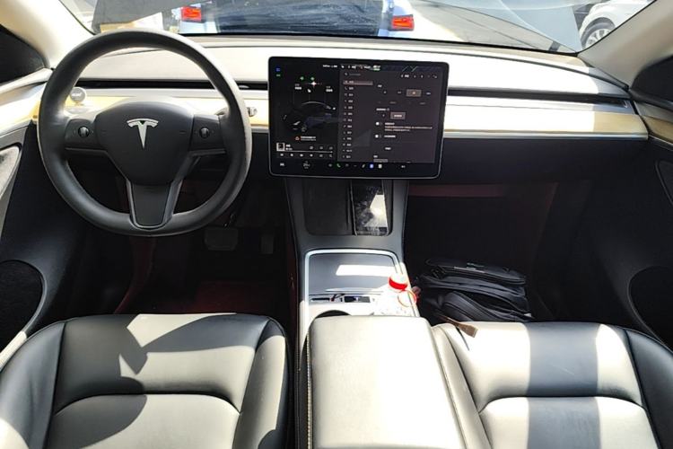 Used Tesla Model Y 2022 Long-Range All-Wheel-Drive Version Center Console
