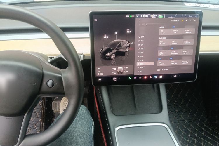 Used Tesla Model Y 2022 Revised Version Rear-Wheel Drive Center Console