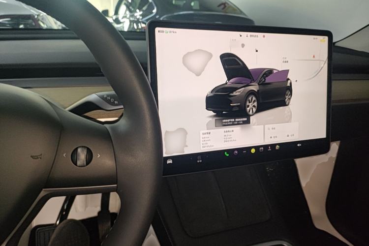 Used Tesla Model Y 2022 Revised Version Long-Range All-Wheel Drive Center Console