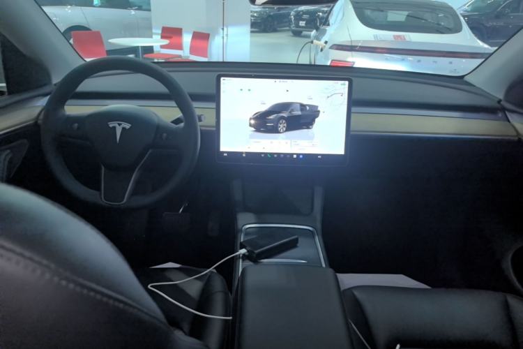 Used Tesla Model Y 2022 Revised Version Long-Range All-Wheel Drive Center Console