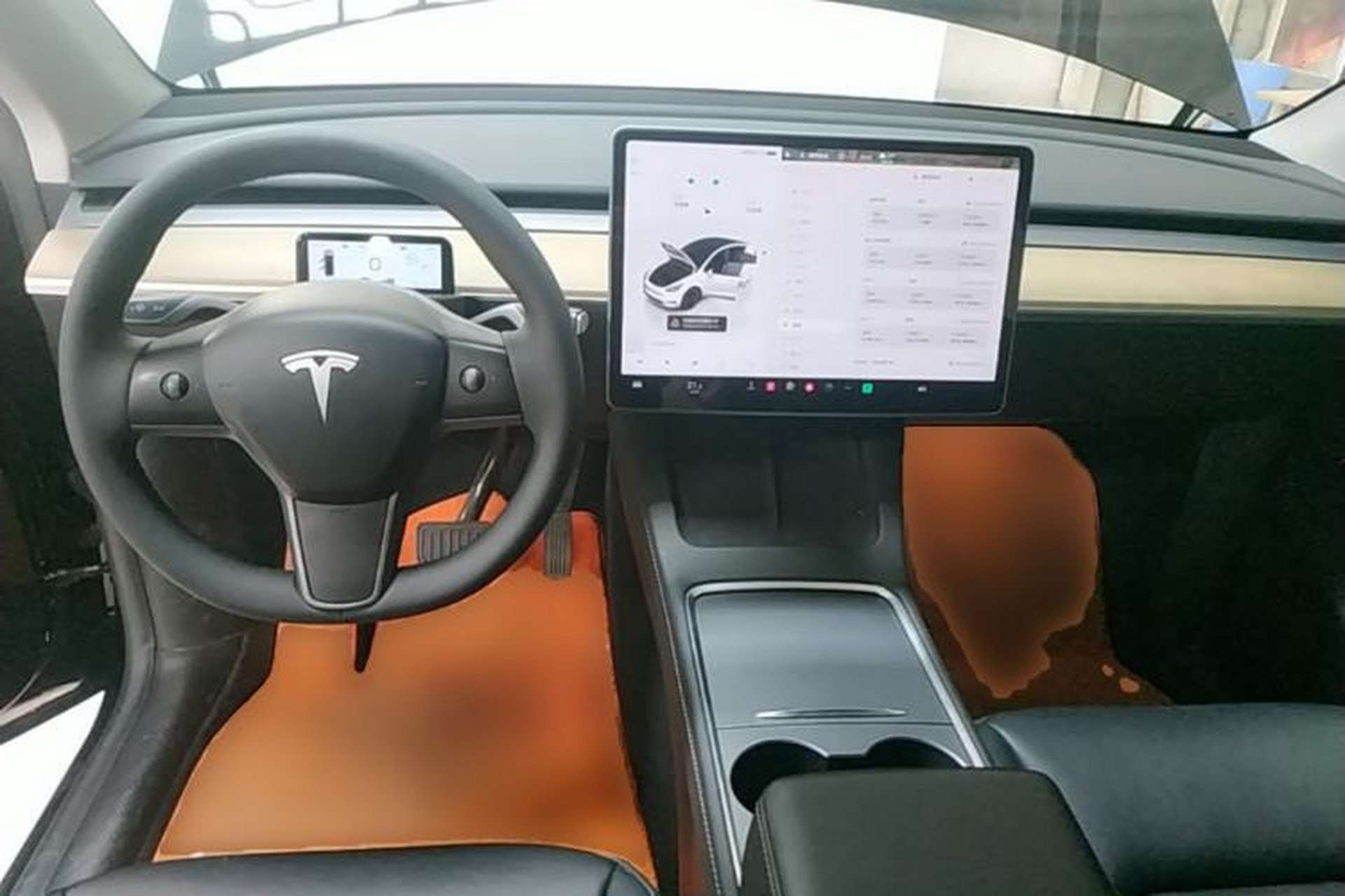 Used Tesla Model Y 2022 Revised Version Rear-Wheel Drive Center Console