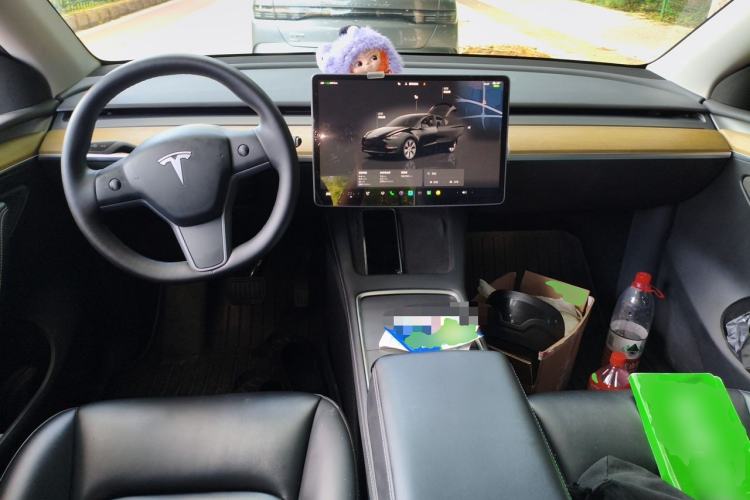 Used Tesla Model Y 2022 Long-Range All-Wheel-Drive Version Center Console