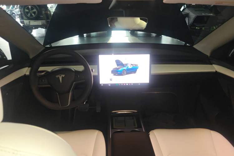 Used Tesla Model Y 2022 Long-Range All-Wheel-Drive Version Center Console